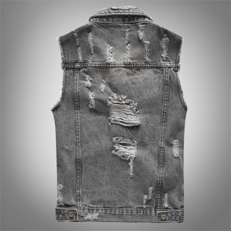 New Fashion Men Retro Grey Den - Men'S Fashion Grey Jeans avis et prix