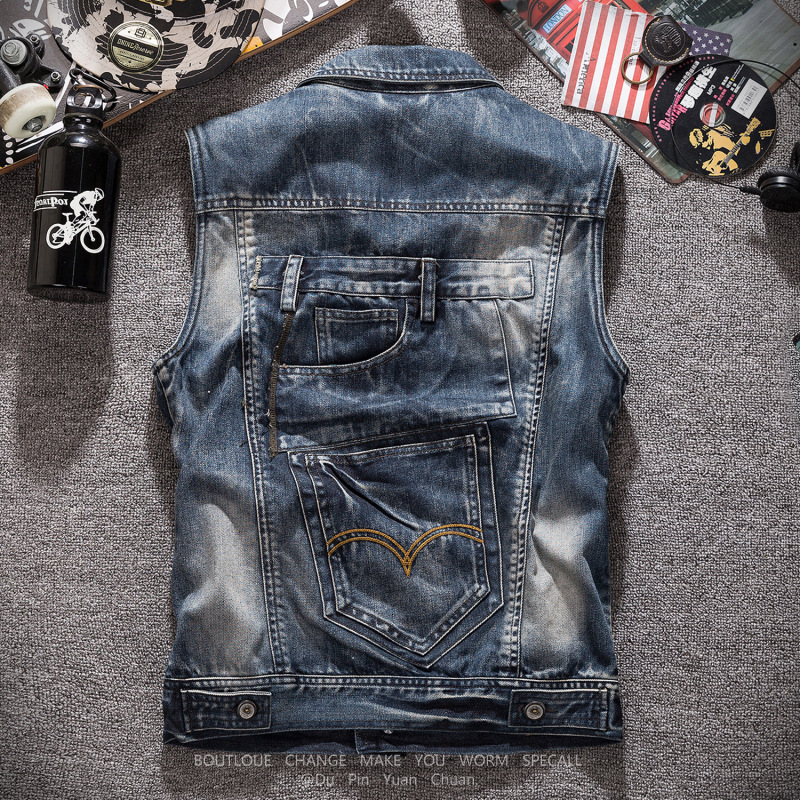 New Fashion Men Retro Grey Den - Men'S Fashion Grey Jeans avis et prix