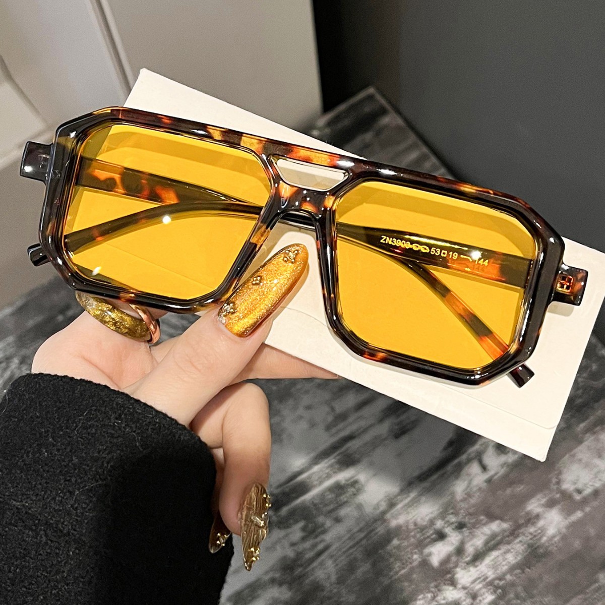 New Retro Square Double Beam S - Men'S Fashion Glasses avis et prix