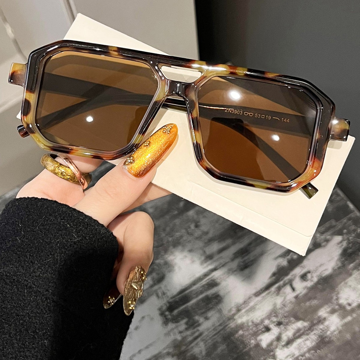 New Retro Square Double Beam S - Men'S Fashion Glasses avis et prix