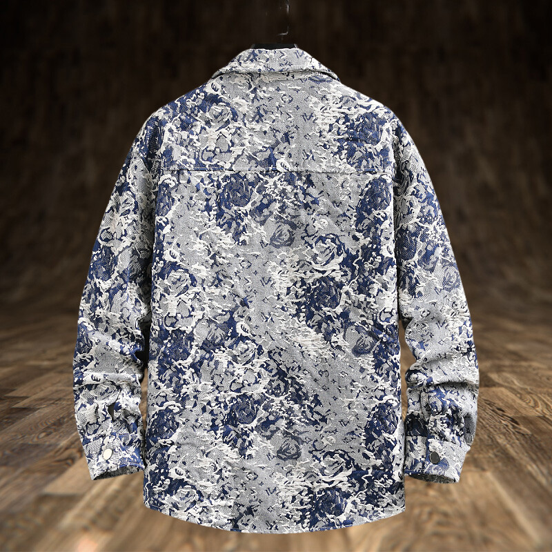 Spring Men's Lxury Denim Jacke - Jeans Shirt Fashion For Men avis et prix