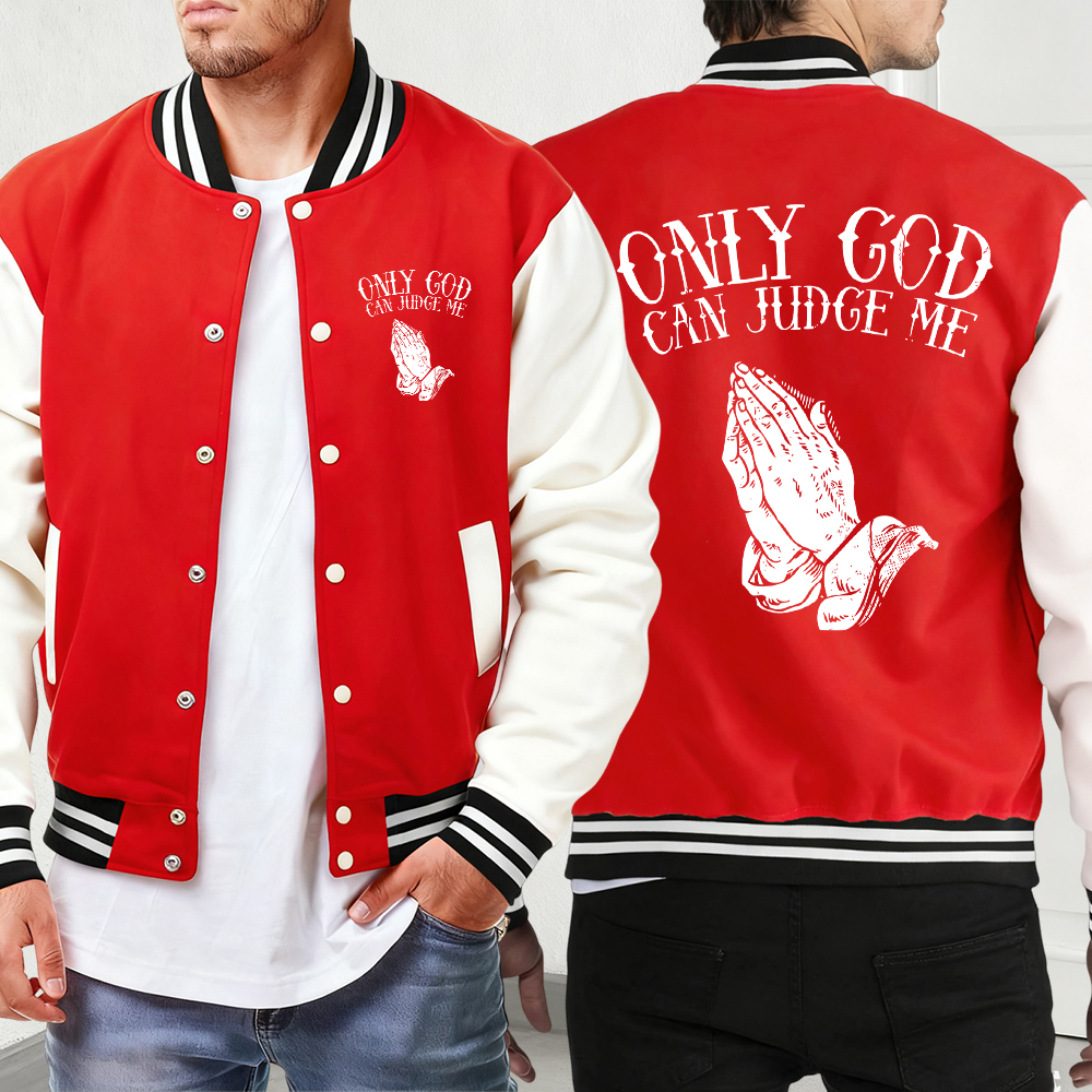 Only God Can Judge Me Printing - Mens Fashion Baseball Jersey avis et prix