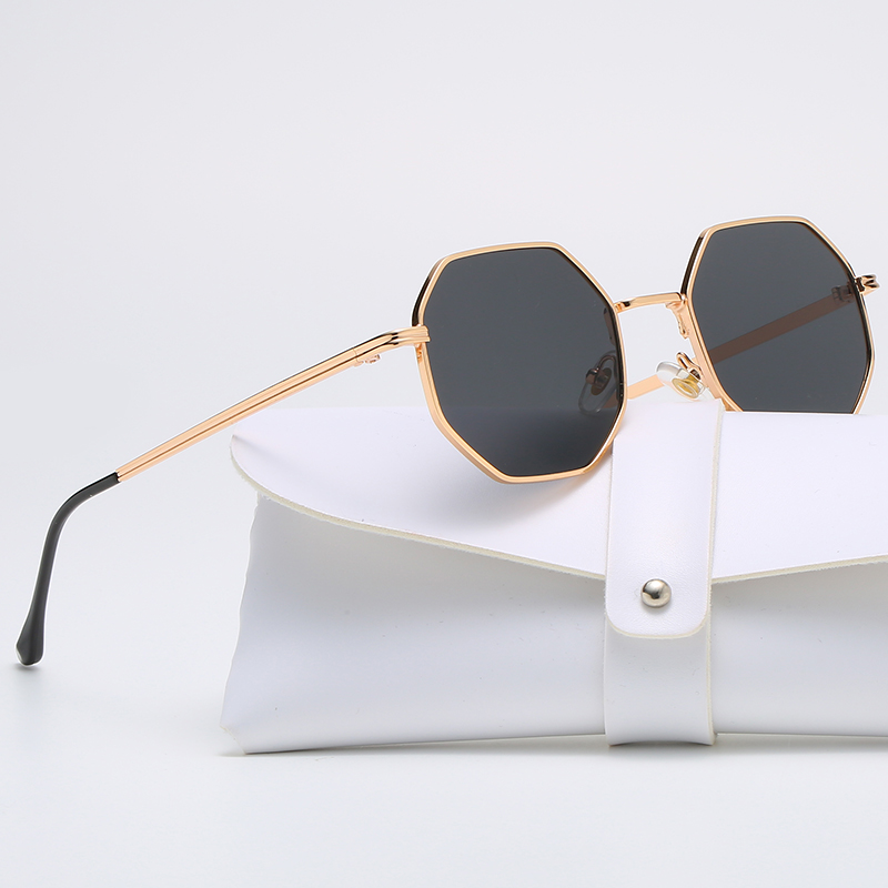 Square Polygon Metal Sunglasse - Men'S Fashion Glasses avis et prix