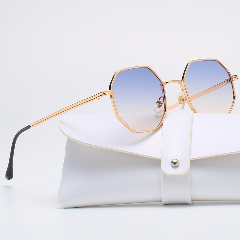 Square Polygon Metal Sunglasse - Men'S Fashion Glasses avis et prix