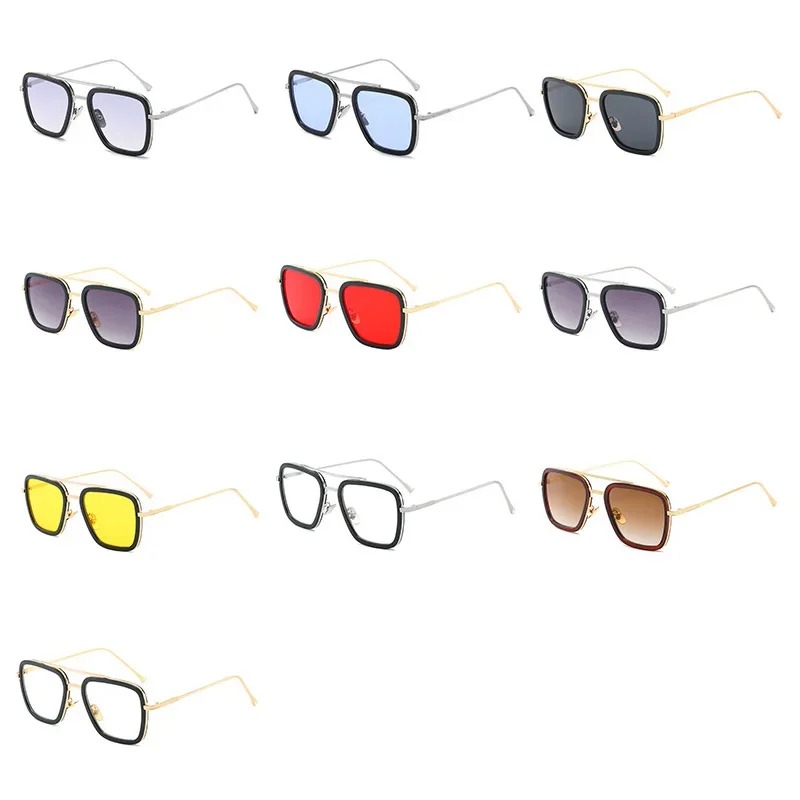 Steam Punk Tony Stark Sunglass - Men'S Fashion Glasses avis et prix